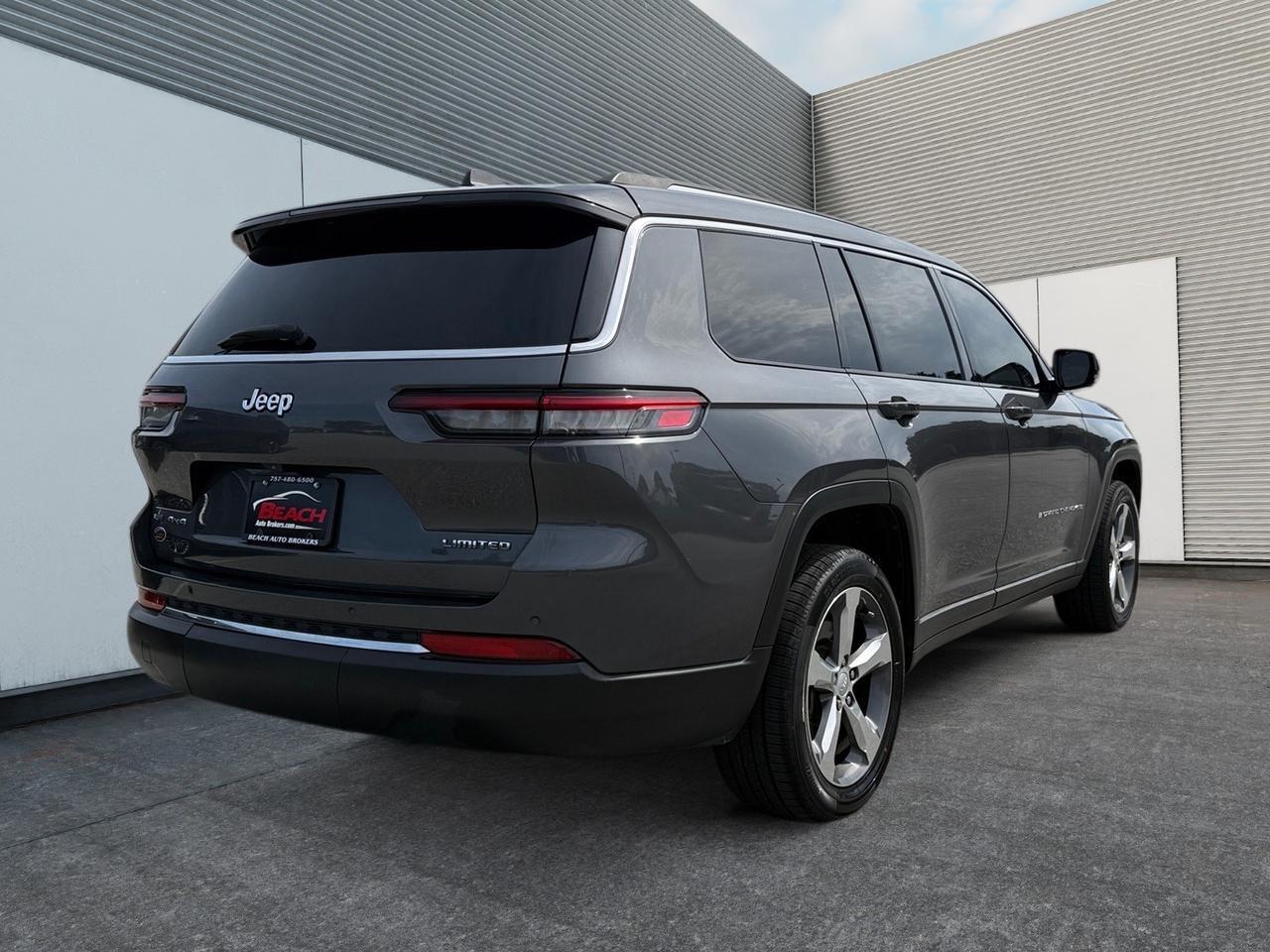 2021 Jeep Grand Cherokee L Limited, HEATED SEATS, MOONROOF, APPLE CARPLAY/ANDROID AUTO, 3RD ROW, ALPINE SPEAKERS, UNIVERSAL GARAGE DOOR OPENER, TOW PACKAGE, POWER/HEATED MIRRORS, REMOTE START, CLEAN CARFAX! Norfolk VA 2021 Jeep Grand Cherokee L Limited, HEATED SEATS, MOONROOF, APPLE CARPLAY/ANDROID AUTO, 3RD ROW, ALPINE SPEAKERS, UNIVERSAL GARAGE DOOR OPENER, TOW PACKAGE, POWER/HEATED MIRRORS, REMOTE START, CLEAN CARFAX! Norfolk VA
