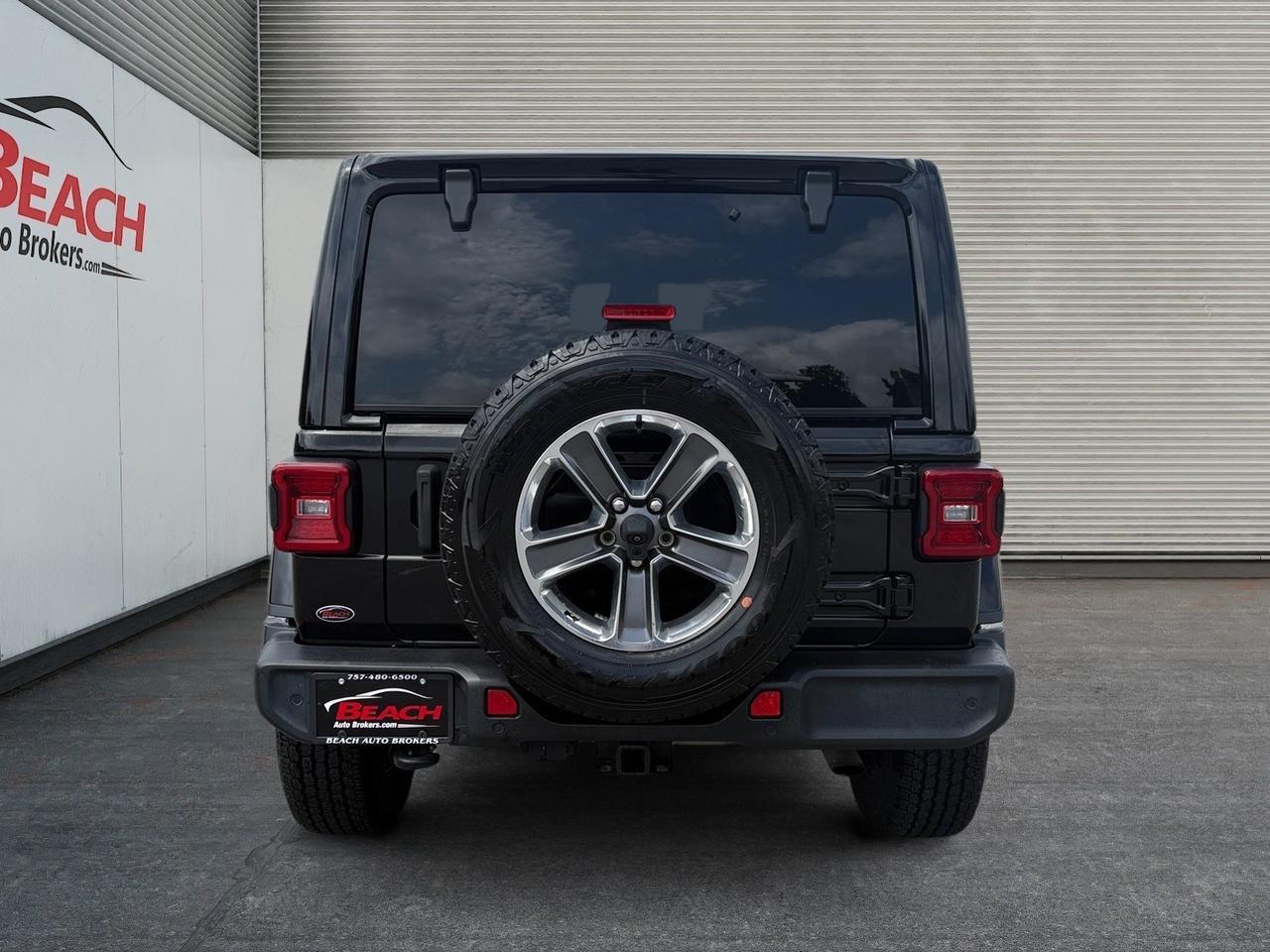2021 Jeep Wrangler Unlimited Sahara, UNIVERSAL GARAGE DOOR OPENER, HEATED SEATS, REMOTE START, TOW PACKAGE, NAVIGATION, APPLE CARPLAY/ANDROID AUTO, BACKUP CAMERA, CLEAN CARFAX, ONLY 1 OWNER! Norfolk VA 2021 Jeep Wrangler Unlimited Sahara, UNIVERSAL GARAGE DOOR OPENER, HEATED SEATS, REMOTE START, TOW PACKAGE, NAVIGATION, APPLE CARPLAY/ANDROID AUTO, BACKUP CAMERA, CLEAN CARFAX, ONLY 1 OWNER! Norfolk VA