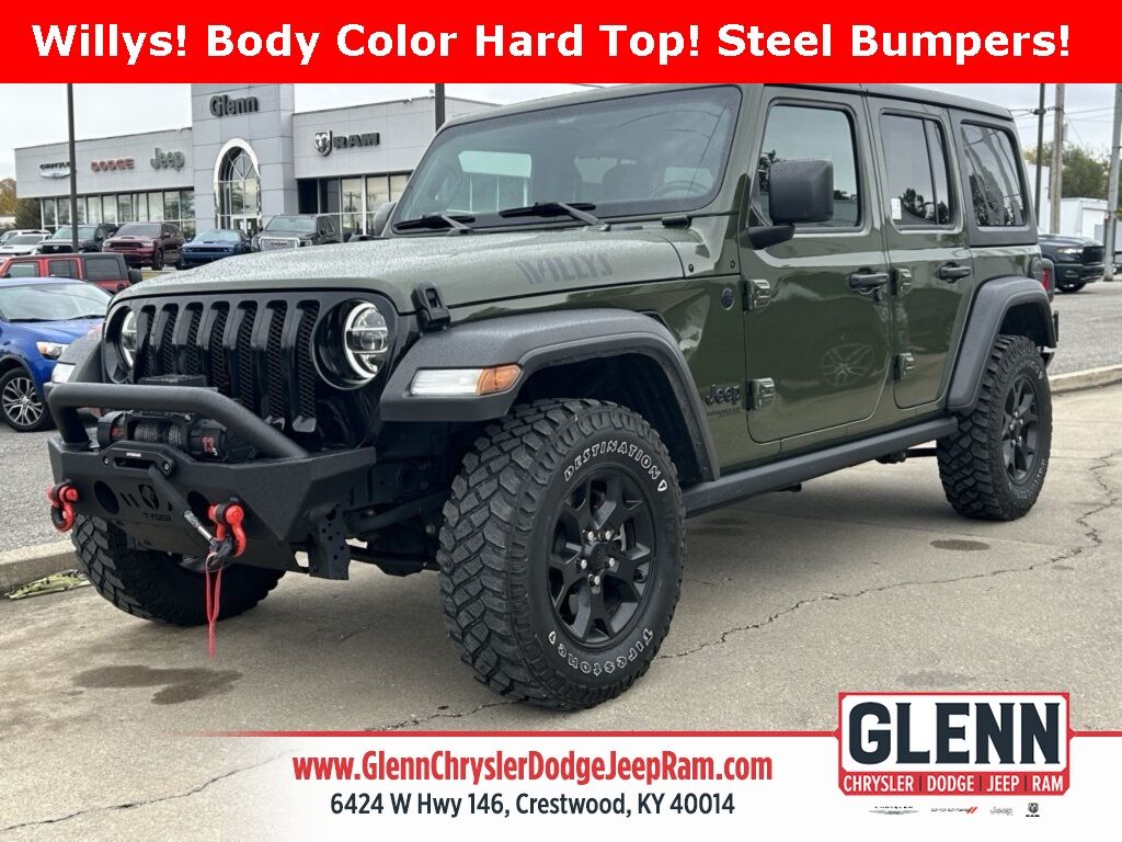 2021 Jeep Wrangler Unlimited Willys Crestwood KY 2021 Jeep Wrangler Unlimited Willys Crestwood KY