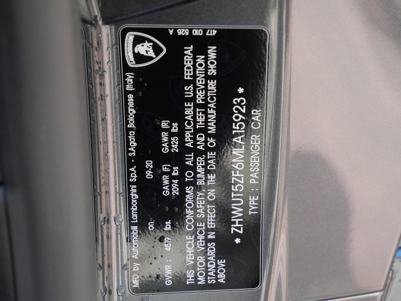 2021 Lamborghini Huracan EVO Base Base Lawrence KS