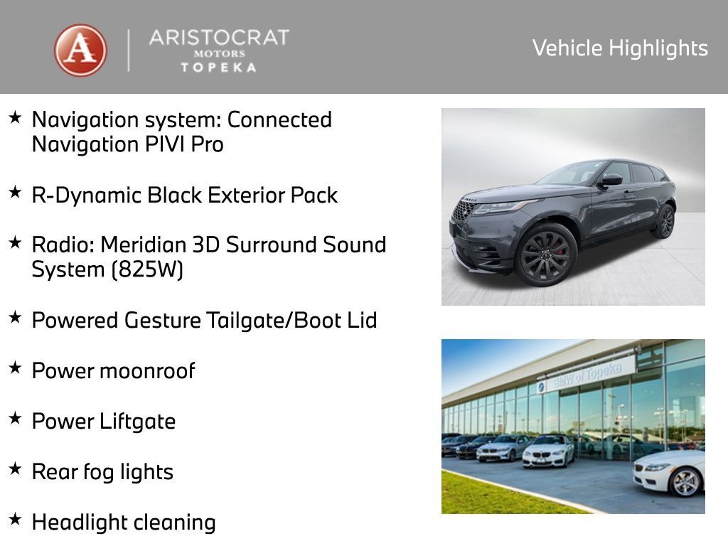 2021 Land Rover Range Rover Velar P250 R-Dynamic S