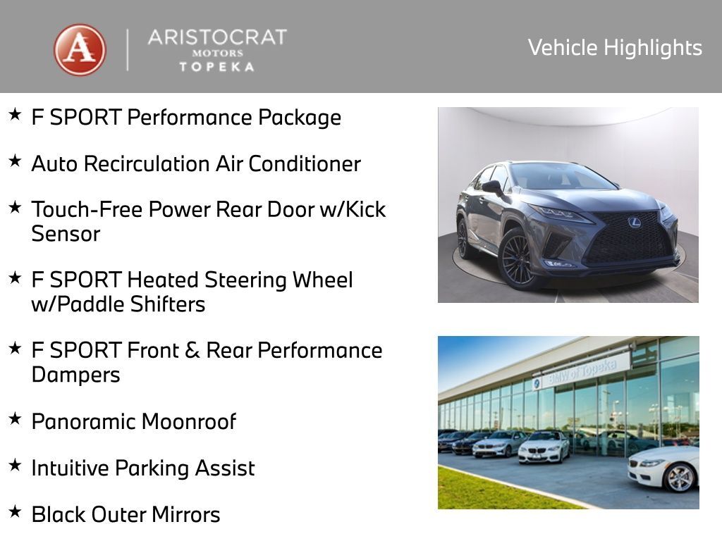 2021 Lexus RX 450h F Sport San Clemente CA