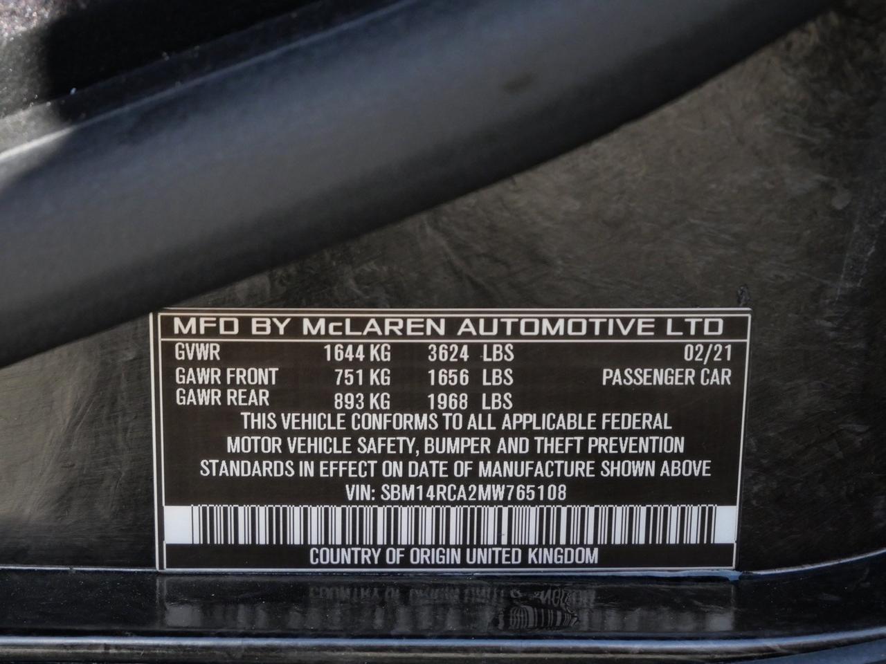 2021 McLaren 765LT Lawrence KS