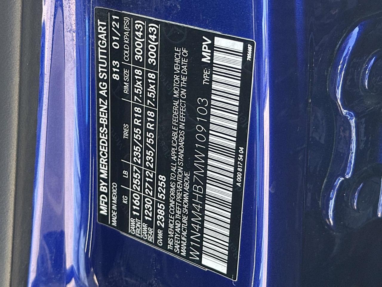 2021 Mercedes-Benz GLB GLB 250 4MATIC&reg; Woodbridge VA