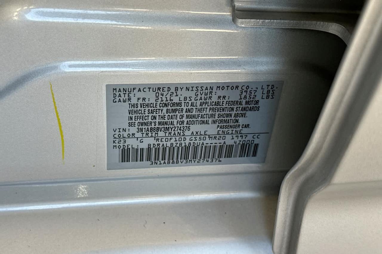 2021 Nissan Sentra S Roseville CA