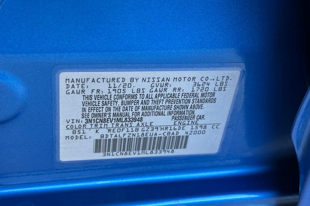 2021 Nissan Versa SV Roseville CA