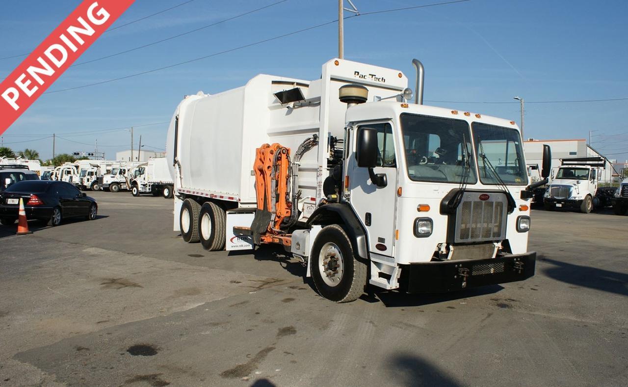 2021 Peterbilt 520 31 yard Pac Tech Side Loader Garbage Truck Tampa FL 2021 Peterbilt 520 31 yard Pac Tech Side Loader Garbage Truck Tampa FL