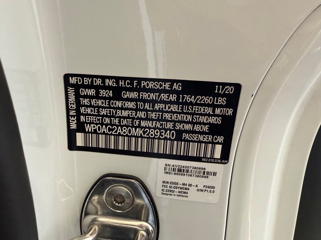 2021 Porsche 718 Cayman GT4 Lakeland FL