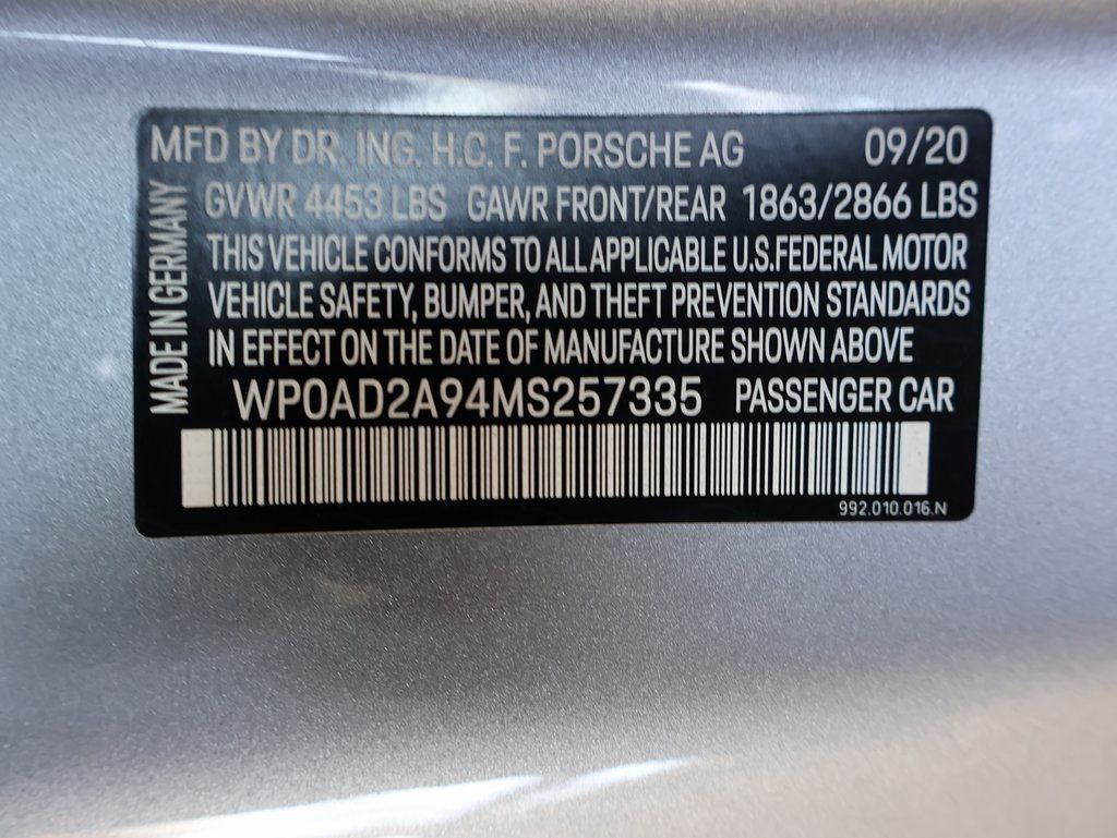 2021 Porsche 911 Turbo S San Clemente CA