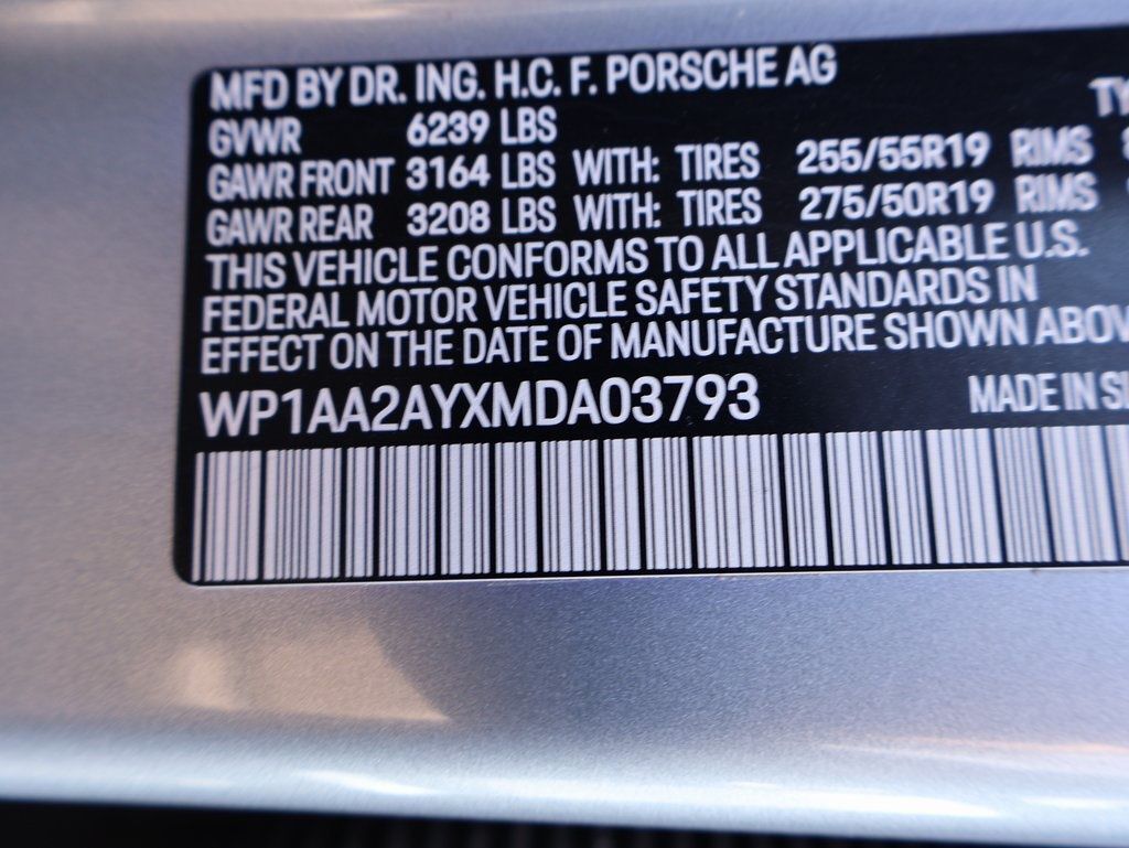 2021 Porsche Cayenne Base