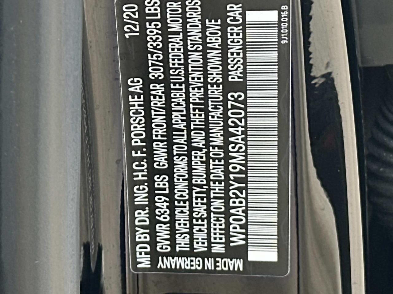 2021 Porsche Taycan 4S Woodbridge VA