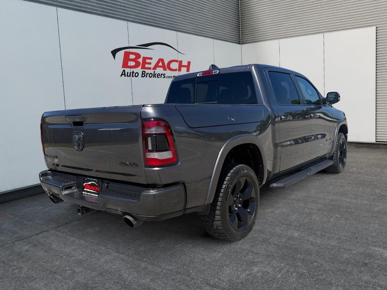 2021 Ram 1500 Laramie, RAM BOXES, APPLE CARPLAY/ANDROID AUTO, HEATED/VENTILATED SEATS, HEATED STEERING WHEEL, HEATED REAR SEATS, BACKUP CAMERA, TOW HOOKS, TOW PACKAGE, BED LINER, POWER SLIDING REAR WINDOW, RAMBOXES, RUNNING BOARDS, POWER FOLDING MIRRORS, ONLY 1 OW Norfolk VA 2021 Ram 1500 Laramie, RAM BOXES, APPLE CARPLAY/ANDROID AUTO, HEATED/VENTILATED SEATS, HEATED STEERING WHEEL, HEATED REAR SEATS, BACKUP CAMERA, TOW HOOKS, TOW PACKAGE, BED LINER, POWER SLIDING REAR WINDOW, RAMBOXES, RUNNING BOARDS, POWER FOLDING MIRRORS, ONLY 1 OW Norfolk VA