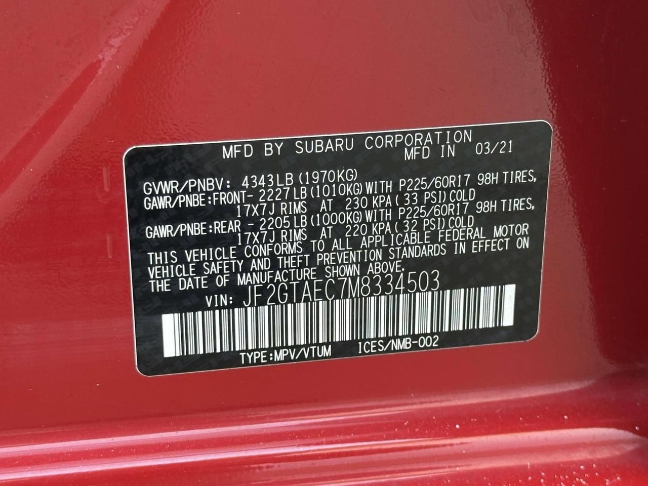 2021 Subaru Crosstrek Premium Woodbridge VA
