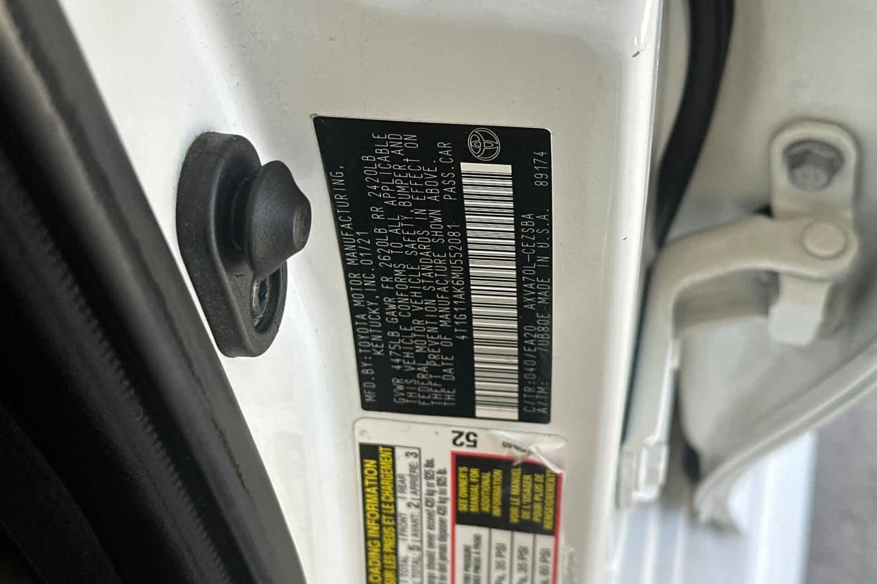 2021 Toyota Camry SE Roseville CA