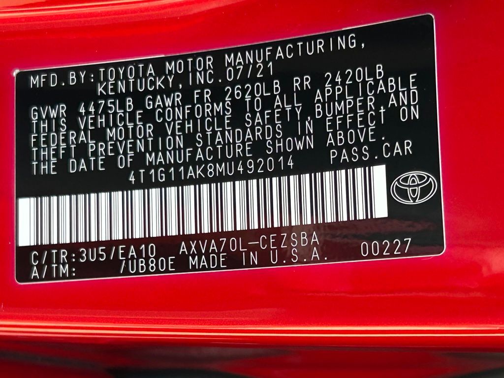 2021 Toyota Camry SE Lakeland FL