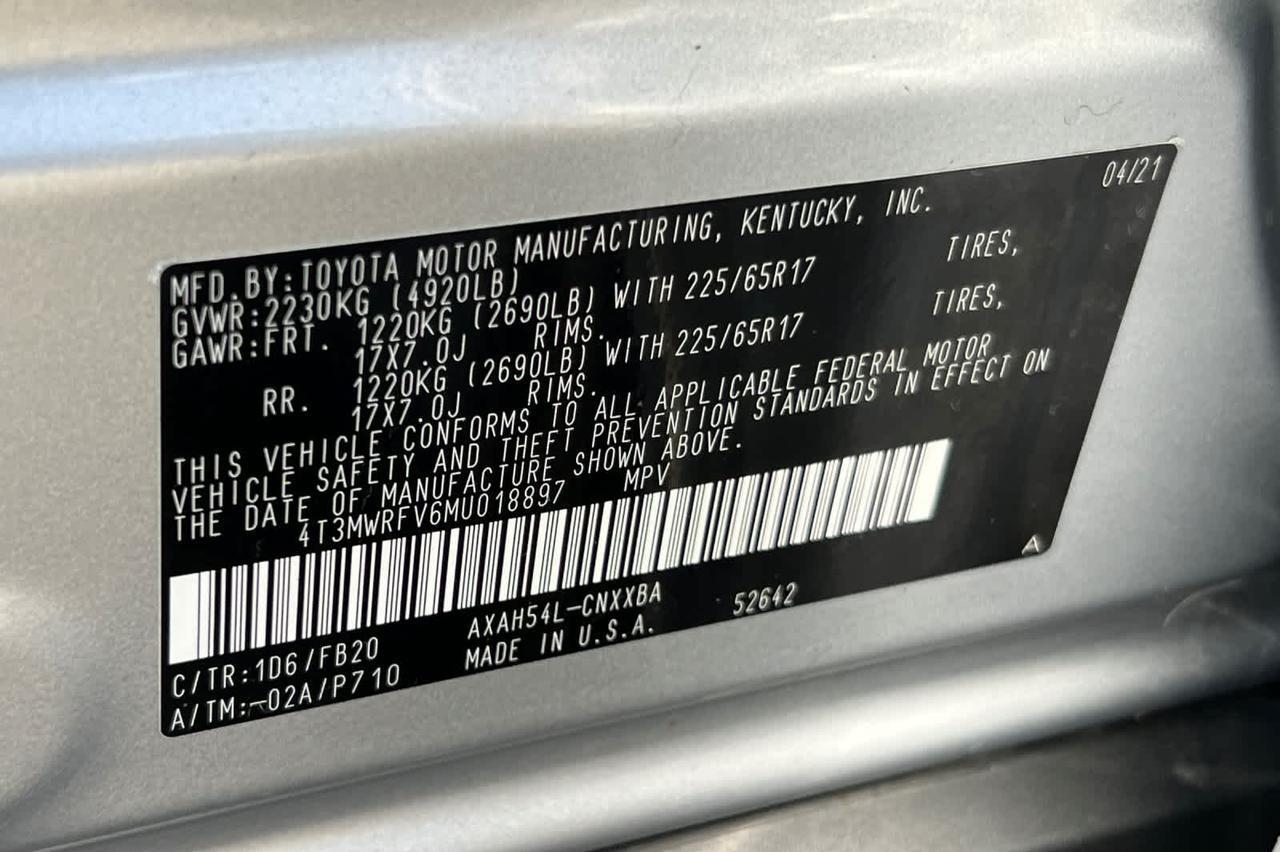 2021 Toyota RAV4 Hybrid LE Roseville CA