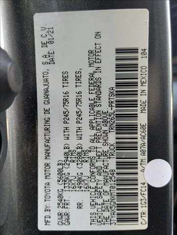 2021 Toyota Tacoma SR5 Roseville CA