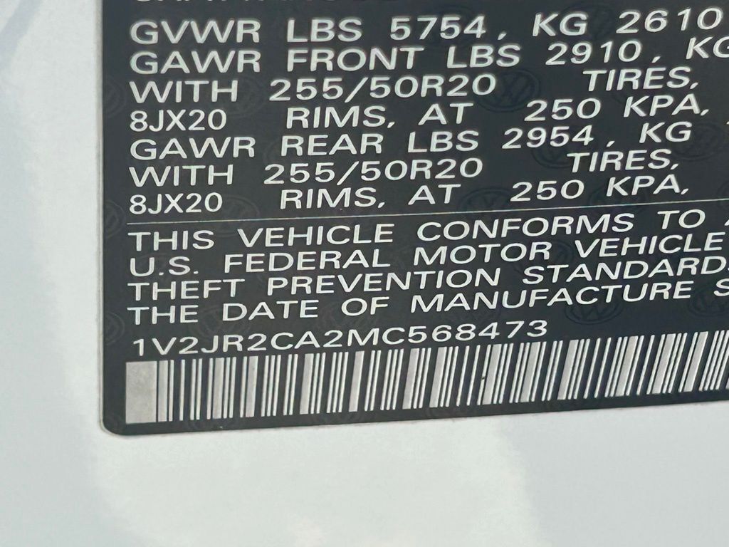 2021 Volkswagen Atlas 3.6L V6 SE w/Technology Tampa FL