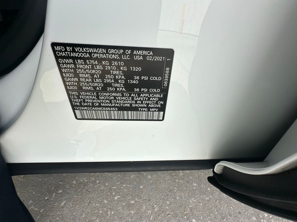 2021 Volkswagen Atlas 3.6L V6 SE w/Technology Tampa FL