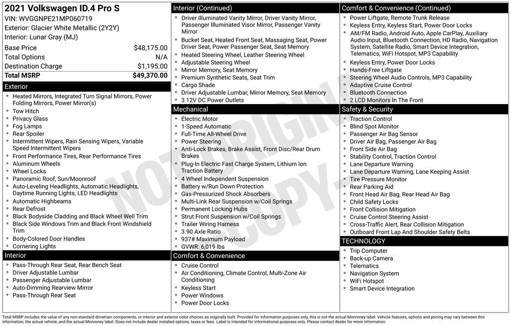 2021 Volkswagen ID.4 Pro S Lakeland FL