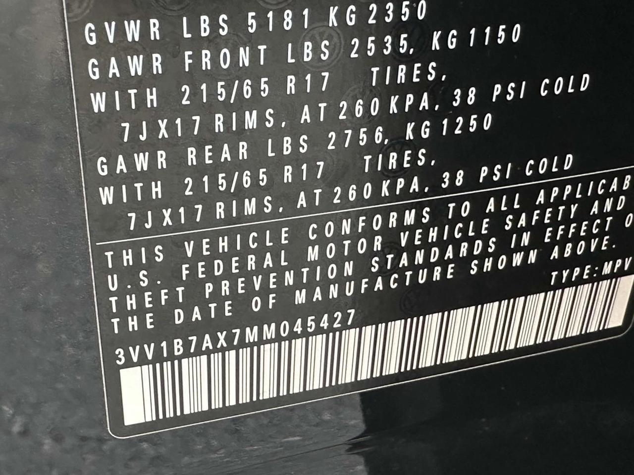 2021 Volkswagen Tiguan 2.0T S Woodbridge VA