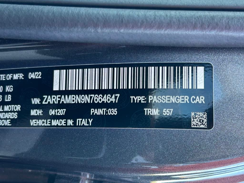 2022 Alfa Romeo Giulia Veloce Lakeland FL