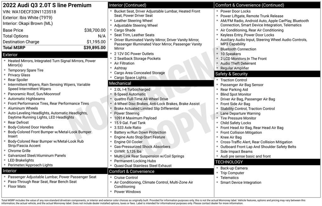 2022 Audi Q3 Premium Lakeland FL