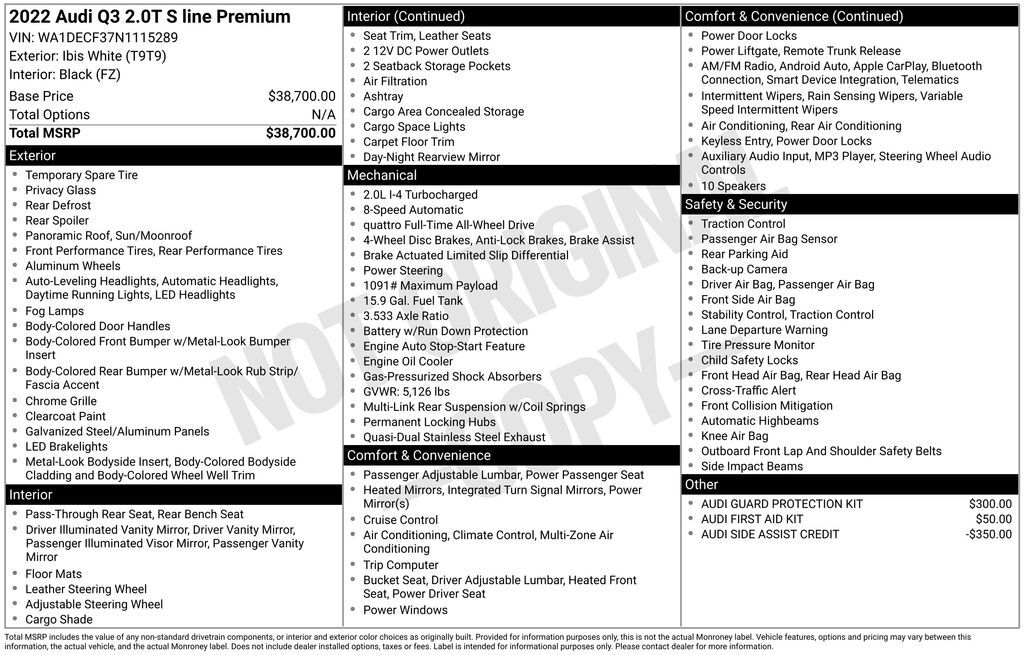 2022 Audi Q3 Premium Lakeland FL