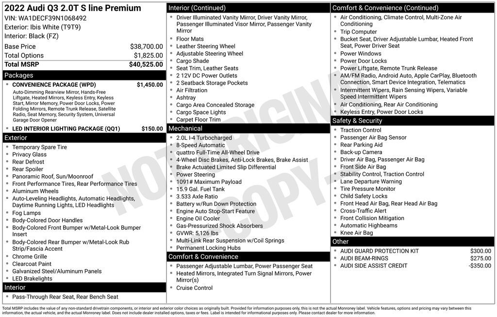 2022 Audi Q3 Premium Lakeland FL