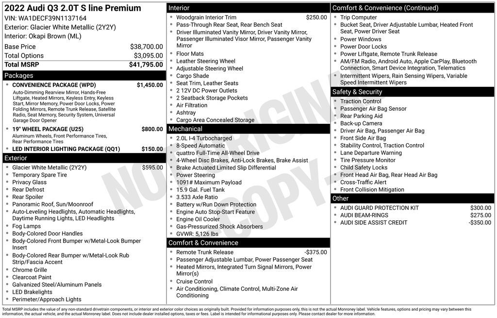 2022 Audi Q3 Premium Lakeland FL