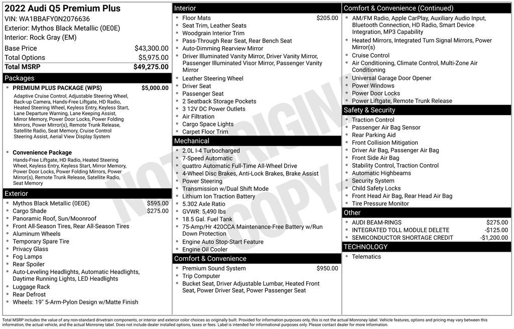 2022 Audi Q5 40 Premium Plus Lakeland FL
