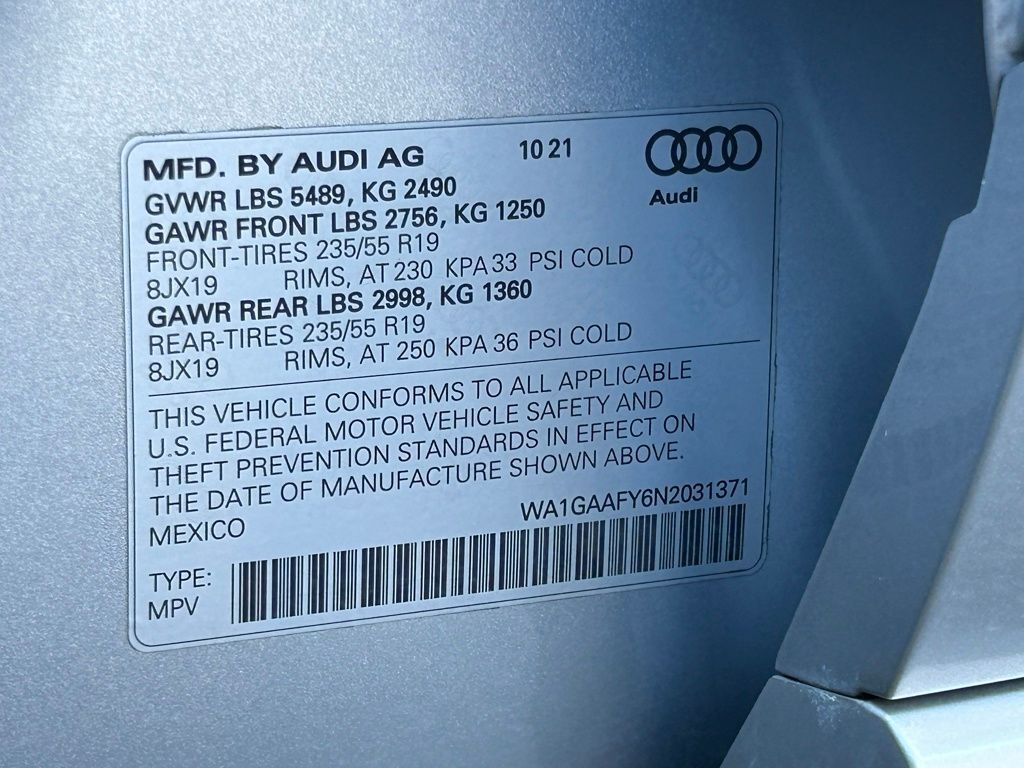 2022 Audi Q5 45 S line Premium Lakeland FL