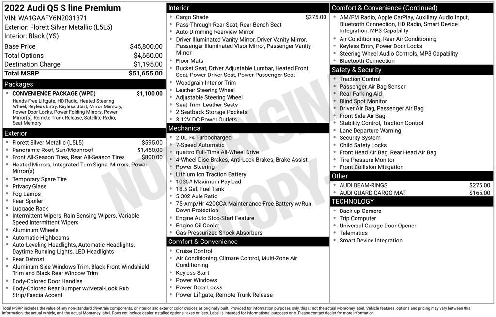 2022 Audi Q5 45 S line Premium Lakeland FL
