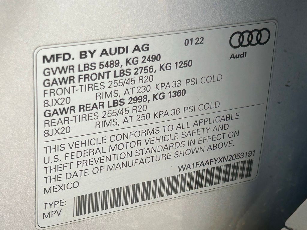 2022 Audi Q5 45 S line Prestige Lakeland FL