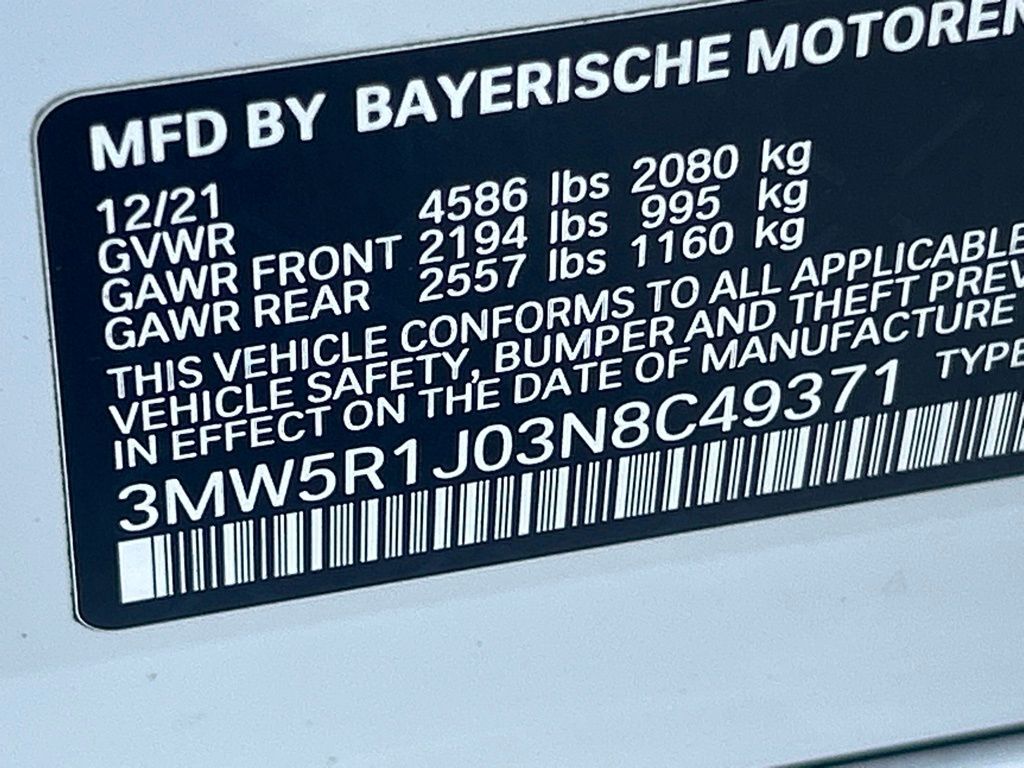 2022 BMW 3 Series 330i Tampa FL