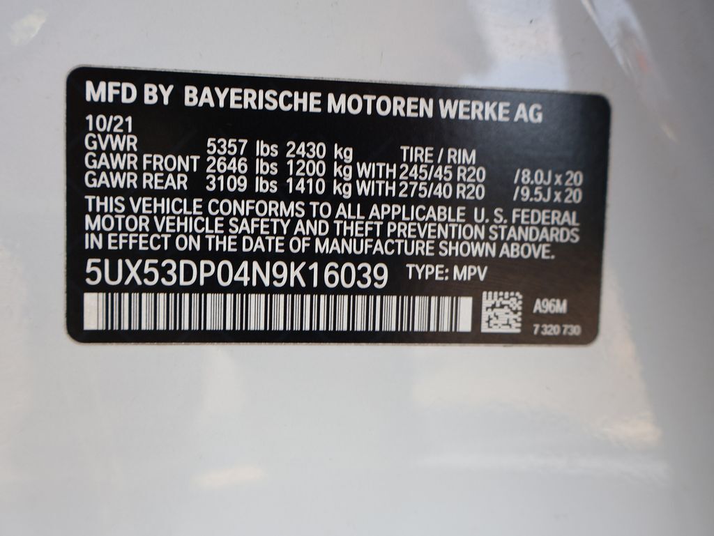 2022 BMW X3 xDrive30i