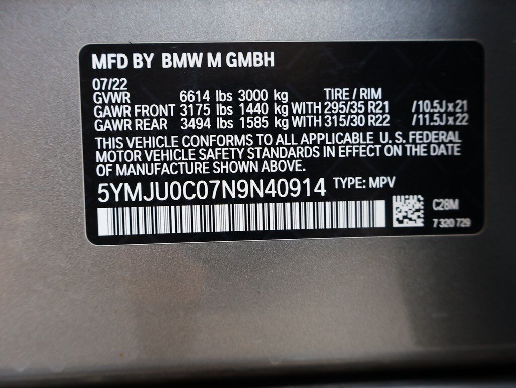 2022 BMW X5 M Base San Clemente CA