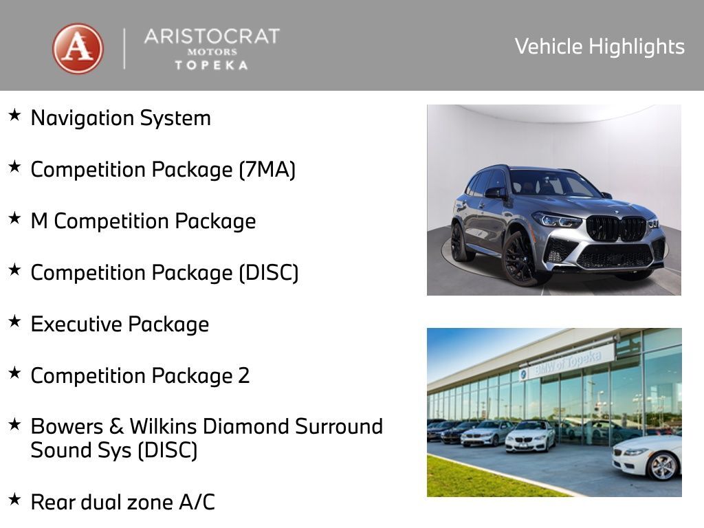 2022 BMW X5 M Competition Package 2