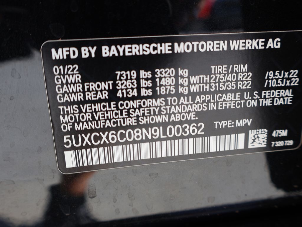 2022 BMW X7 M50i