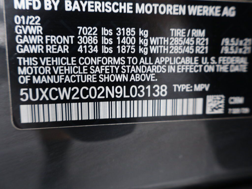 2022 BMW X7 xDrive40i