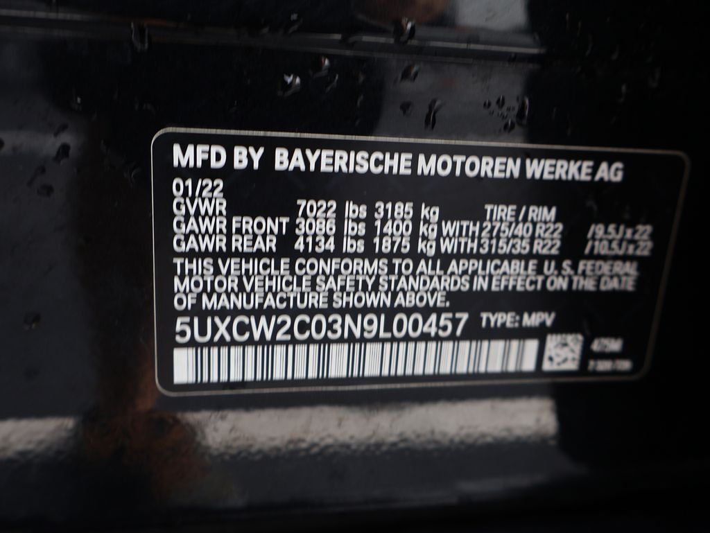 2022 BMW X7 xDrive40i