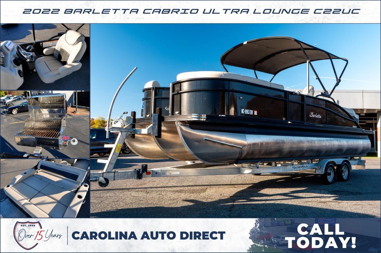 2022 Barletta Cabrio Ultra Lounge C22UC / Tri-Toon / Power Top / Co Captain Chair! 2022 Barletta Cabrio Ultra Lounge C22UC / Tri-Toon / Power Top / Co Captain Chair!