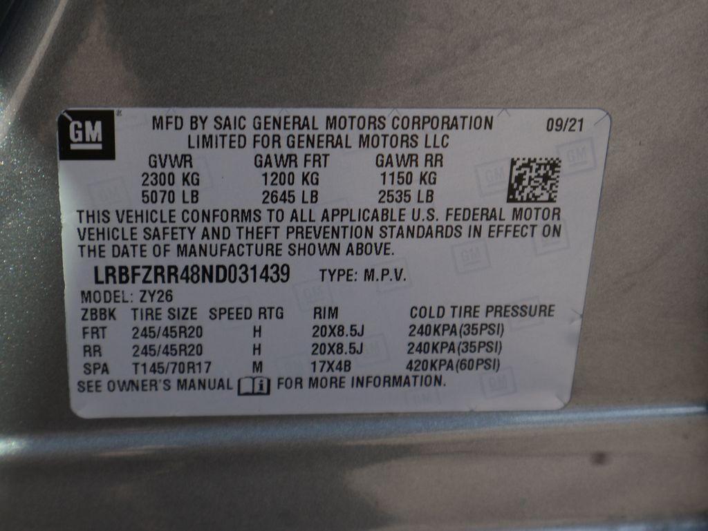 2022 Buick Envision Avenir