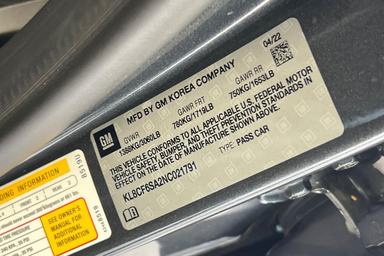 2022 Chevrolet Spark 2LT Roseville CA