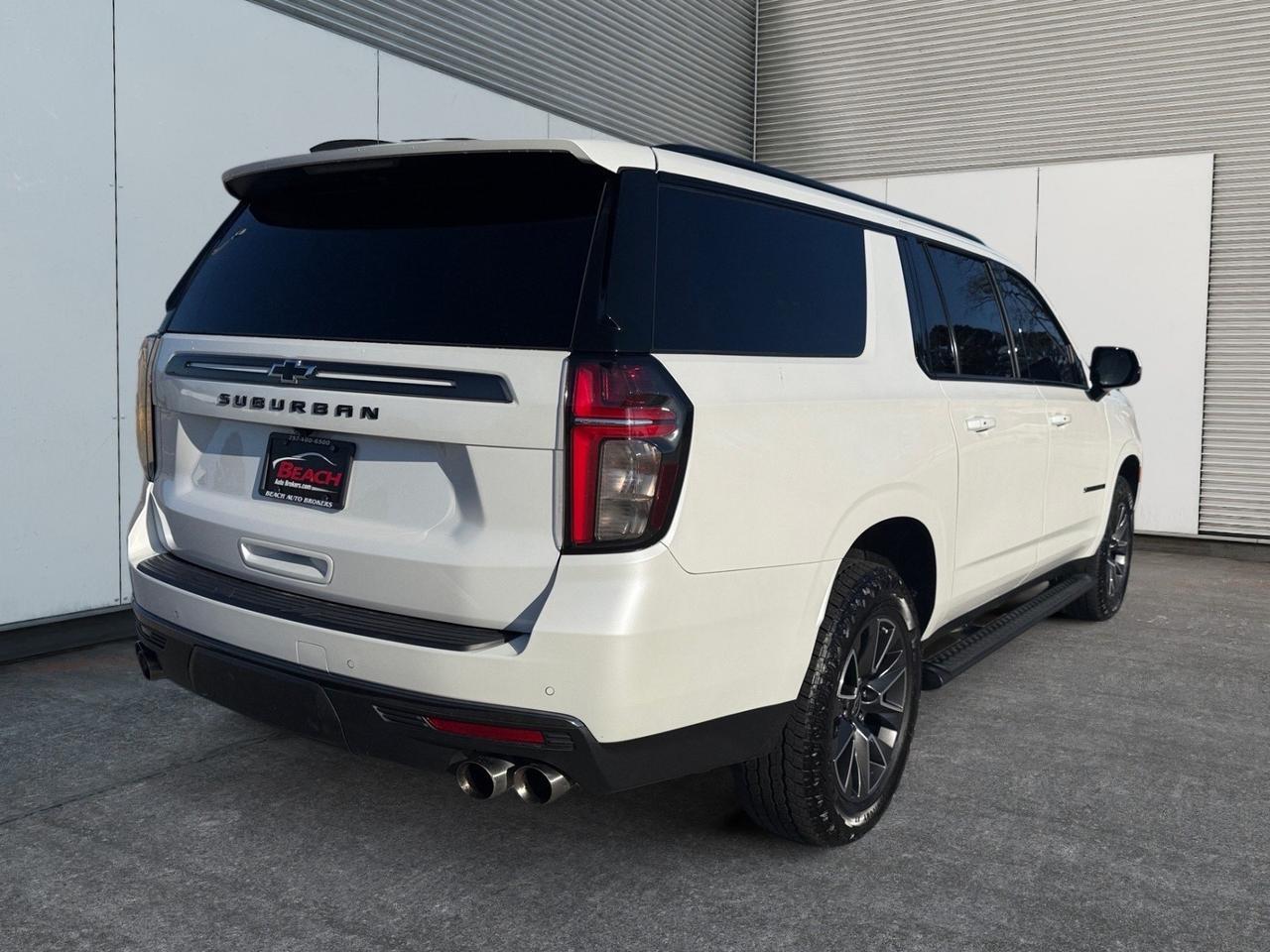 2022 Chevrolet Suburban Z71, HEATED SEATS, HEATED REAR SEATS, RUNNING BOARDS, TV SCREENS, BOSE SPEAKERS, MOONROOF, GARAGE DOOR OPENER, APPLE CARPLAY/ANDROID AUTO, WIFI, POWER LIFTGATE, 3RD ROW, ROOF RACK, ONLY 1 OWNER, CLEAN CARFAX, THIS IS A GREAT FAMILY VEHICLE FOR A GREA Norfolk VA 2022 Chevrolet Suburban Z71, HEATED SEATS, HEATED REAR SEATS, RUNNING BOARDS, TV SCREENS, BOSE SPEAKERS, MOONROOF, GARAGE DOOR OPENER, APPLE CARPLAY/ANDROID AUTO, WIFI, POWER LIFTGATE, 3RD ROW, ROOF RACK, ONLY 1 OWNER, CLEAN CARFAX, THIS IS A GREAT FAMILY VEHICLE FOR A GREA Norfolk VA