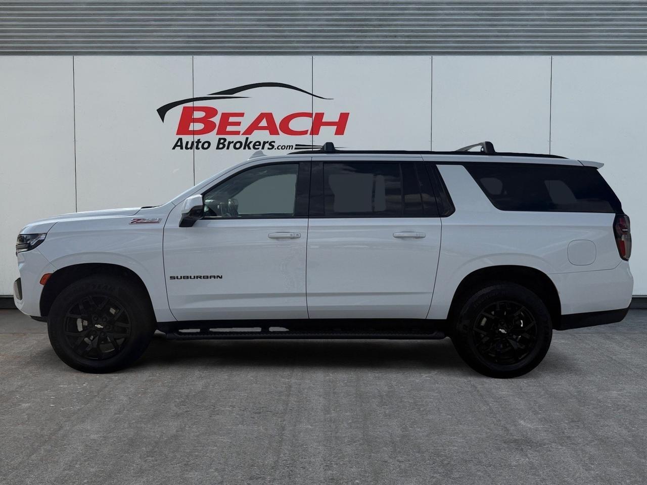 2022 Chevrolet Suburban Z71, HEATED/VENTILATED SEATS, HEATED 2ND ROW, 3RD ROW, MOONROOF, APPLE CARPLAY/ANDROID AUTO, WIFI, BOSE SPEAKERS, ROOF RACK, TOW PACKAGE, POWER LIFTGATE, RUNNING BOARDS, CLEAN CARFAX, ONLY 1 OWNER! Norfolk VA 2022 Chevrolet Suburban Z71, HEATED/VENTILATED SEATS, HEATED 2ND ROW, 3RD ROW, MOONROOF, APPLE CARPLAY/ANDROID AUTO, WIFI, BOSE SPEAKERS, ROOF RACK, TOW PACKAGE, POWER LIFTGATE, RUNNING BOARDS, CLEAN CARFAX, ONLY 1 OWNER! Norfolk VA