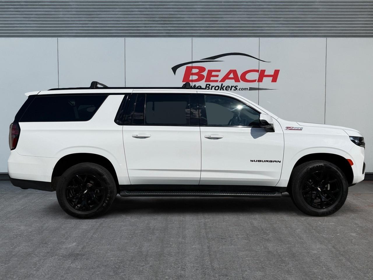 2022 Chevrolet Suburban Z71, HEATED/VENTILATED SEATS, HEATED 2ND ROW, 3RD ROW, MOONROOF, APPLE CARPLAY/ANDROID AUTO, WIFI, BOSE SPEAKERS, ROOF RACK, TOW PACKAGE, POWER LIFTGATE, RUNNING BOARDS, CLEAN CARFAX, ONLY 1 OWNER! Norfolk VA 2022 Chevrolet Suburban Z71, HEATED/VENTILATED SEATS, HEATED 2ND ROW, 3RD ROW, MOONROOF, APPLE CARPLAY/ANDROID AUTO, WIFI, BOSE SPEAKERS, ROOF RACK, TOW PACKAGE, POWER LIFTGATE, RUNNING BOARDS, CLEAN CARFAX, ONLY 1 OWNER! Norfolk VA