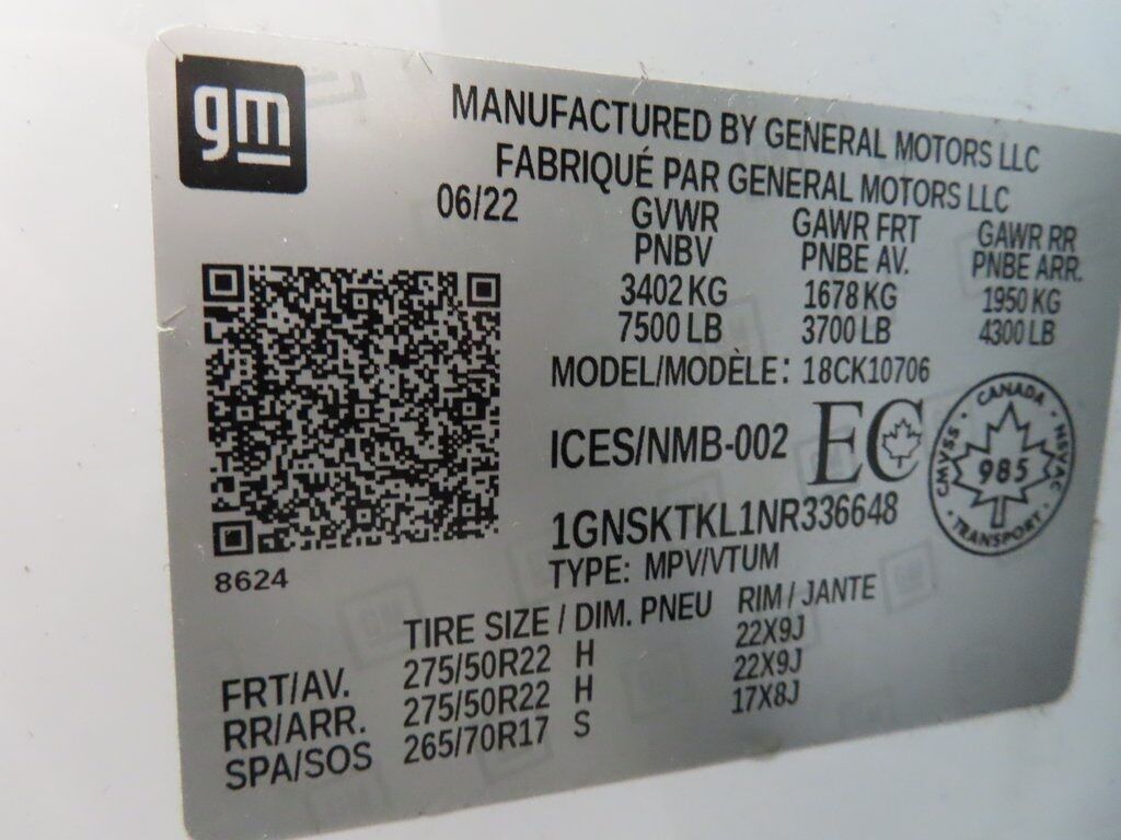 2022 Chevrolet Tahoe High Country 4WD Fond du Lac WI 2022 Chevrolet Tahoe High Country 4WD Fond du Lac WI