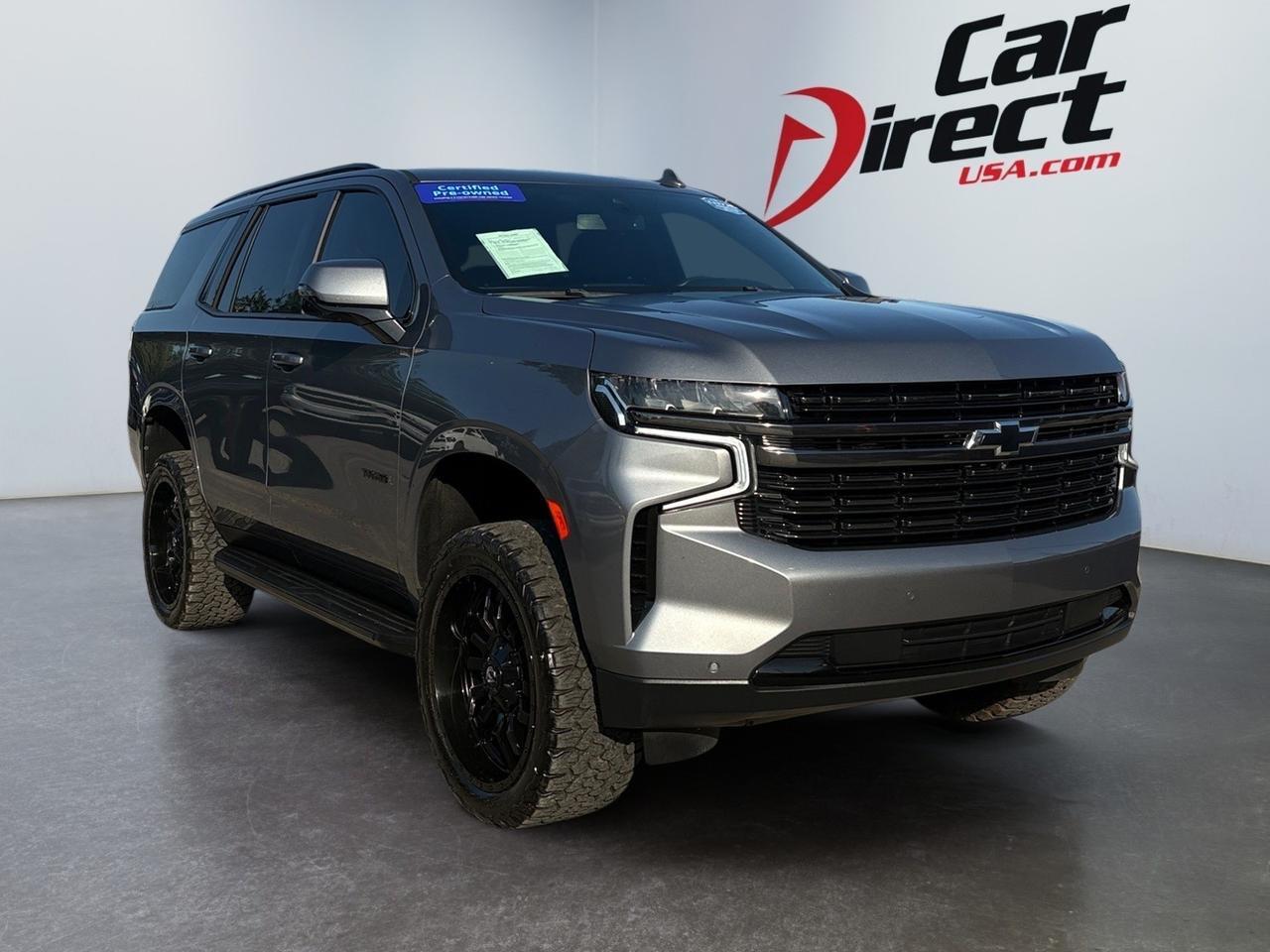 2022 Chevrolet Tahoe RST, HANDS FREE LIFTGATE, BLIND SPOT ALERT, FORWARD COLLISION, LANE KEEP ASSIST, PANORAMIC MOONROOF, CAPTAINS CHAIRS, POWER 3RD ROW, APPLE CARPLAY/ANDROID AUTO, HEATED STEERING WHEEL & SEATS, AUTO START/STOP, ONLY 1 OWNER, GET THE WHOLE FAMILY READY! Virginia Beach VA 2022 Chevrolet Tahoe RST, HANDS FREE LIFTGATE, BLIND SPOT ALERT, FORWARD COLLISION, LANE KEEP ASSIST, PANORAMIC MOONROOF, CAPTAINS CHAIRS, POWER 3RD ROW, APPLE CARPLAY/ANDROID AUTO, HEATED STEERING WHEEL & SEATS, AUTO START/STOP, ONLY 1 OWNER, GET THE WHOLE FAMILY READY! Virginia Beach VA