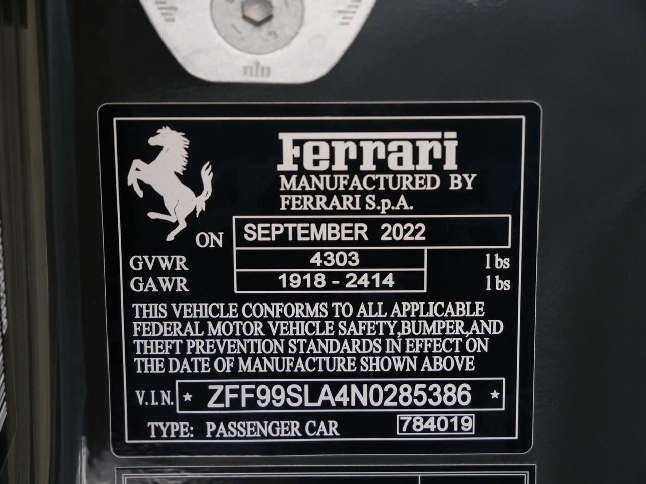 2022 Ferrari 296 GTB Lawrence KS